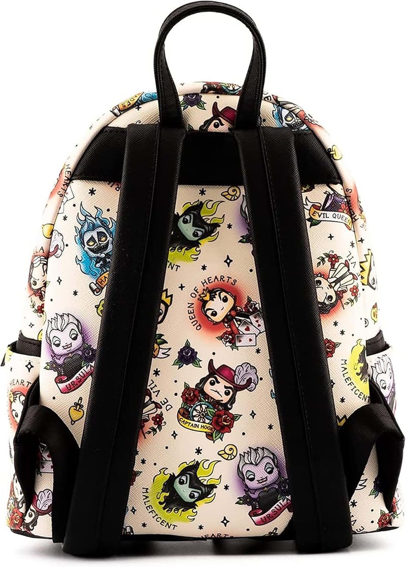 Loungefly Funko Pop Disney Villains Tattoo Mini Backpack - Image 4