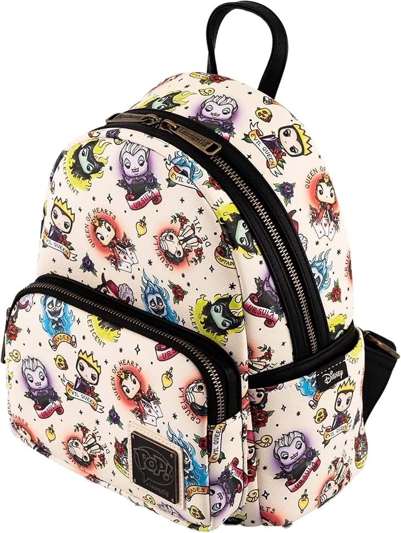 Loungefly Funko Pop Disney Villains Tattoo Mini Backpack - Image 3