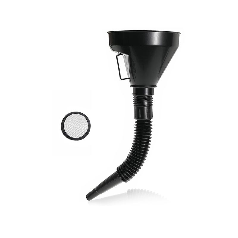 Suvnie Wide Mouth Oil Funnel with Flexible Extension - Image 1