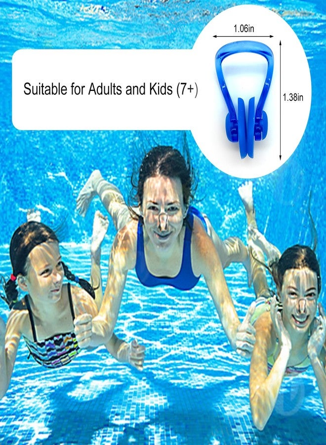 Zooshine 12 Pcs Silicone Swim Nose Clips for Adults Kids 7+,Non-Slip Waterproof Nose Plugs for Pool Swimming Water Sports,Keep Water Out of Nose - Image 5