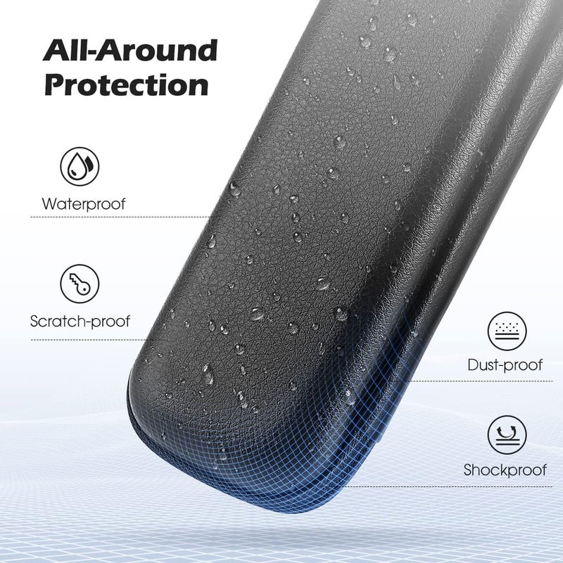 إيه جي بي تك حافظة أقلام ، حاملة لقلم Apple Pencil، حافظة حمل فاخرة لقلم Stylus iPad Pro، Samsung، Huawei، ملحقات Apple، كابل USB، سماعة أذن، قلم حبر (أسود) - Image 2
