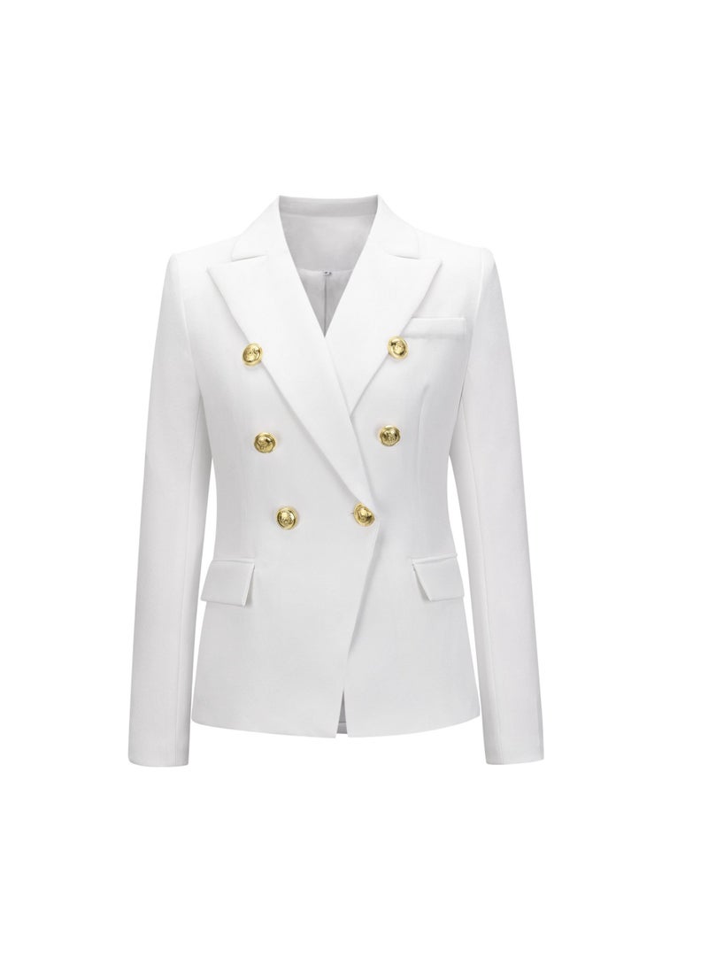 KUYING New Fashion Short Double Breasted Suit Coat - Image 1