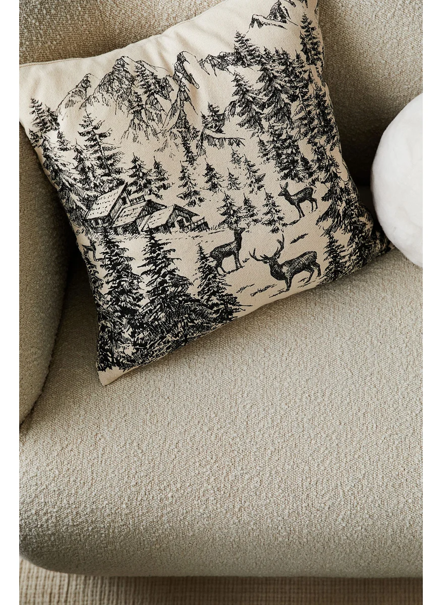 اتش اند ام Printed Cushion Cover