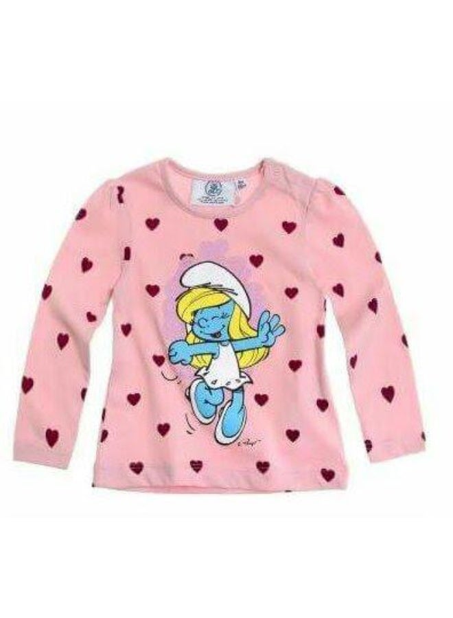THE SMURFS Baby Long Sleeves Cotton T-Shirt - Image 1