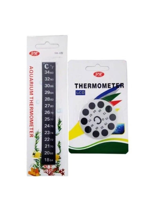 Generic B&K Aquarium Thermometer Strip, 64℉ to 93℉ & 18℃ to 34℃ Adhesive Sticking  - Image 4