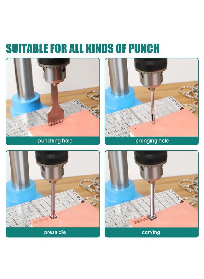 FASTTOBUY Leather Hole Puncher Hand Punching Machine Manual Press Puncher Punch Tools for DIY Leather Craft Punching Holes - Image 2