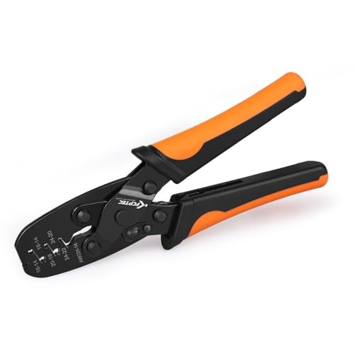 KF CPTEC Molex Crimping Tool Open Barrel Terminal Crimper for Deutsch TYCO AMP DELPHI Molex Style Terminals 2414 AWG Crimping Tool - Image 1