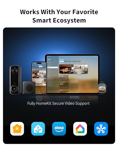 Aqara Doorbell Camera G400 with Chime WiredPoE HomeKit Secure Video 2K HD Headtotoe View 2Way Audio 245GHz WiFi 6 Supports AlexaGoogleSmartThings Local Detection 247 Recording IP65 - Image 3