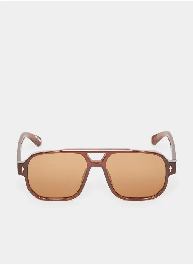 Styli Tinted Wayfarer Sunglasses