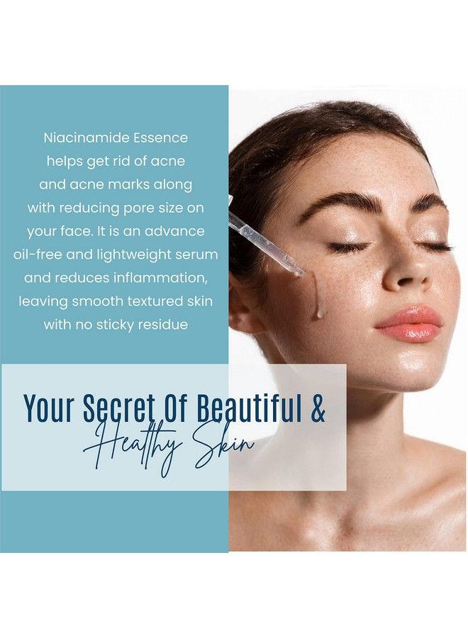 dermaxgen Niacinamide Serum For Smooth Bright & Youthful Skin Pore Reducer + Uneven Skin Tone Treatment Treat Dark Spots Diminishes Acne Prone Skin Balancing Restores Elasticity. (2 Fl Oz) - Image 5