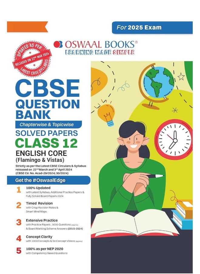 null - Oswaal CBSE Question Bank Class 12 English Core, Chapterwise and Topicwise Solved Papers For Board Exams 2025 - Image 1