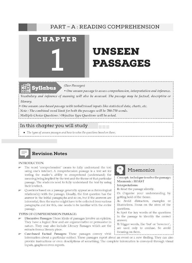 null - Oswaal CBSE Question Bank Class 12 English Core, Chapterwise and Topicwise Solved Papers For Board Exams 2025 - Image 1