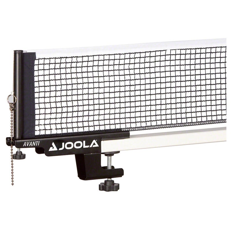 JOOLA Premium Avanti Table Tennis Net and Post Set - Portable and Easy Setup 72" Regulation Size Ping Pong Screw On Clamp Net, â€Ž 72"L x 0.5"W x 6"H, White/Black - Image 1