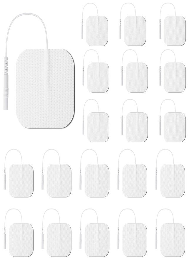 CESLIFF TENS Unit Pads 2"X2" 20PCS Upgraded Adhesive Self-Adhesive Electrode - Image 1