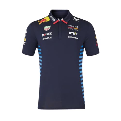 Castore Men's Red Bull Racing F1 2024 Team Polo T-Shirt - Blue - XX-Large - Image 1
