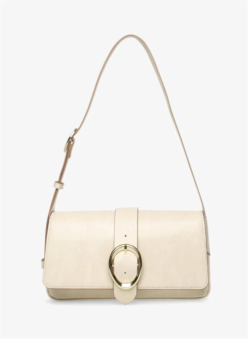 STEVE MADDEN Steve madden celena women's bone/gold shoulder bag