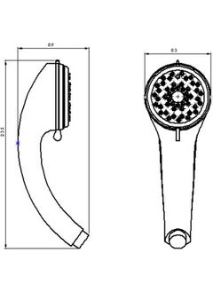 Tema Classic 3 Function Hanging Shower Set 52060  - Image 2