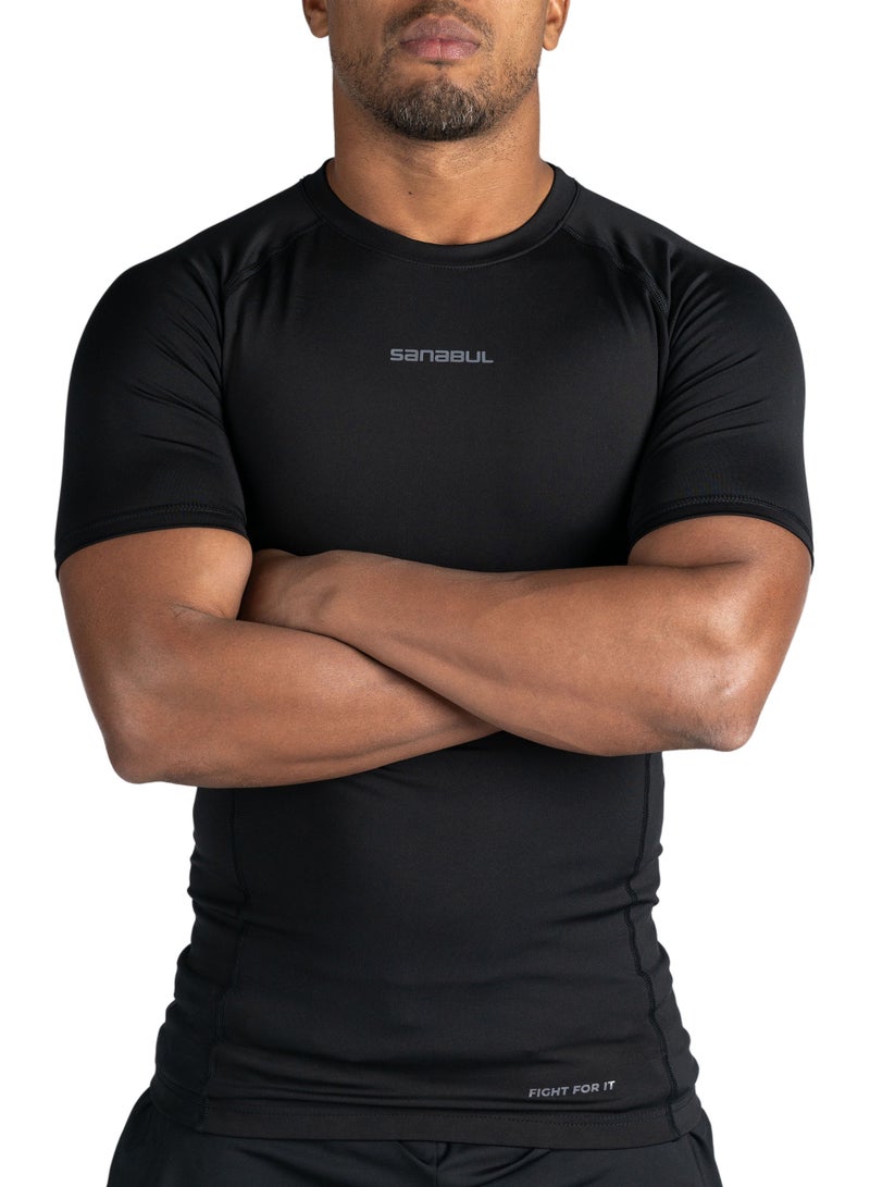 Sanabul  Sanabul MODEL ZERO RASH GUARD BLACKCHARCOAL 2-XLARGE  - Image 4