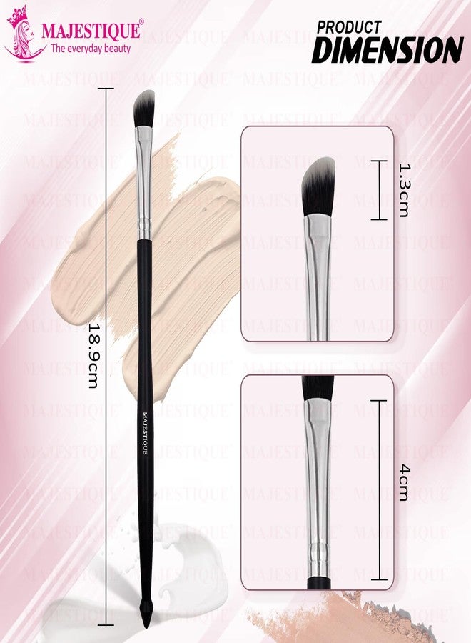 Majestique Angled Contour Sculpting Makeup Brush For Face Perfect Beauty Tools professional brush for salon and home use Made of Premium Synthetic Bristles - for Blush, Bronzing, Highlighting, Sculpting & Contouring - PRO MAKEUP BRUSHES - Image 2