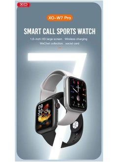XO W7 PRO SMARTWATCH, BUILT-IN SMART G Sensor,HEART RATE SENSOR IP67 WATERPROOF COMPATIBLE WITH Android & IOS (Black)