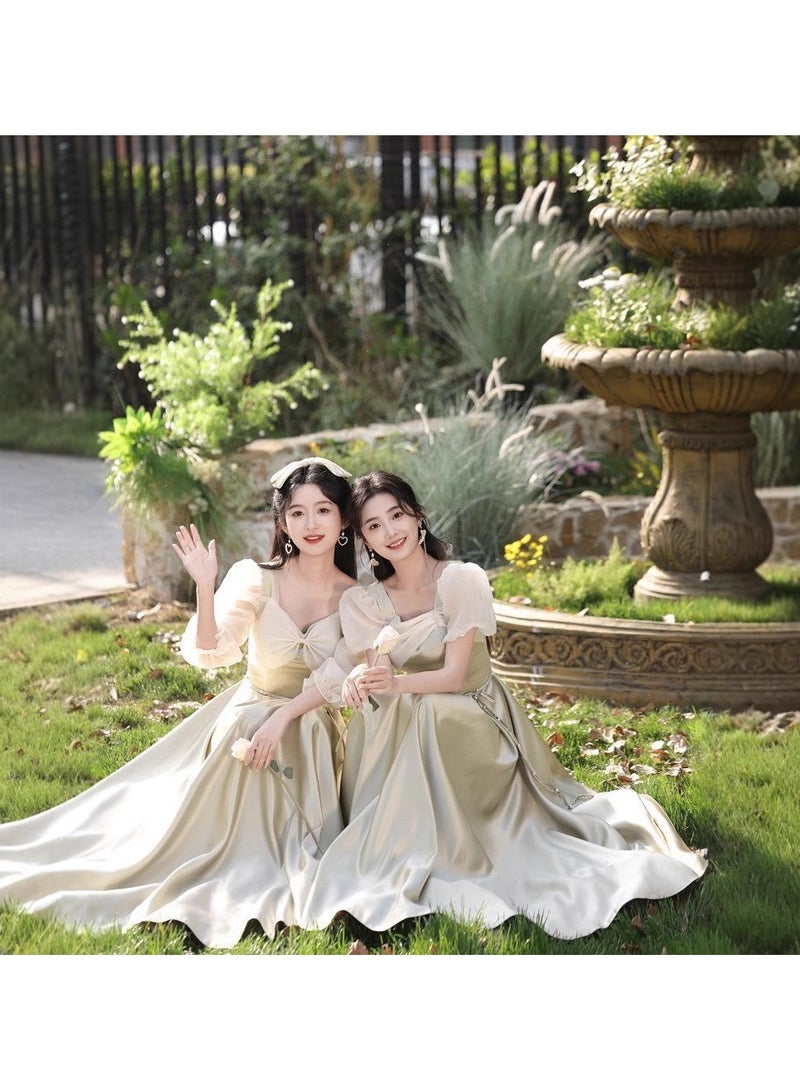 KUYING New Fashionable and Elegant Bridesmaid Dress  - Image 5