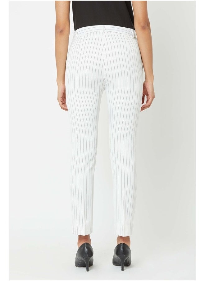 Salt Attire Women's Stylish Slim Fit Stretchable Trousers with Comfortable Elasticated Waistband for Perfect Fit, Versatile Wear, and All-Day Comfort Ideal for Any Occasion or Activity  - Image 4