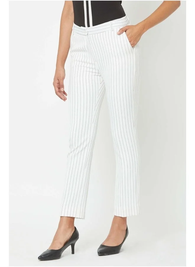 سولت اتاير Women's Stylish Slim Fit Stretchable Trousers with Comfortable Elasticated Waistband for Perfect Fit, Versatile Wear, and All-Day Comfort Ideal for Any Occasion or Activity