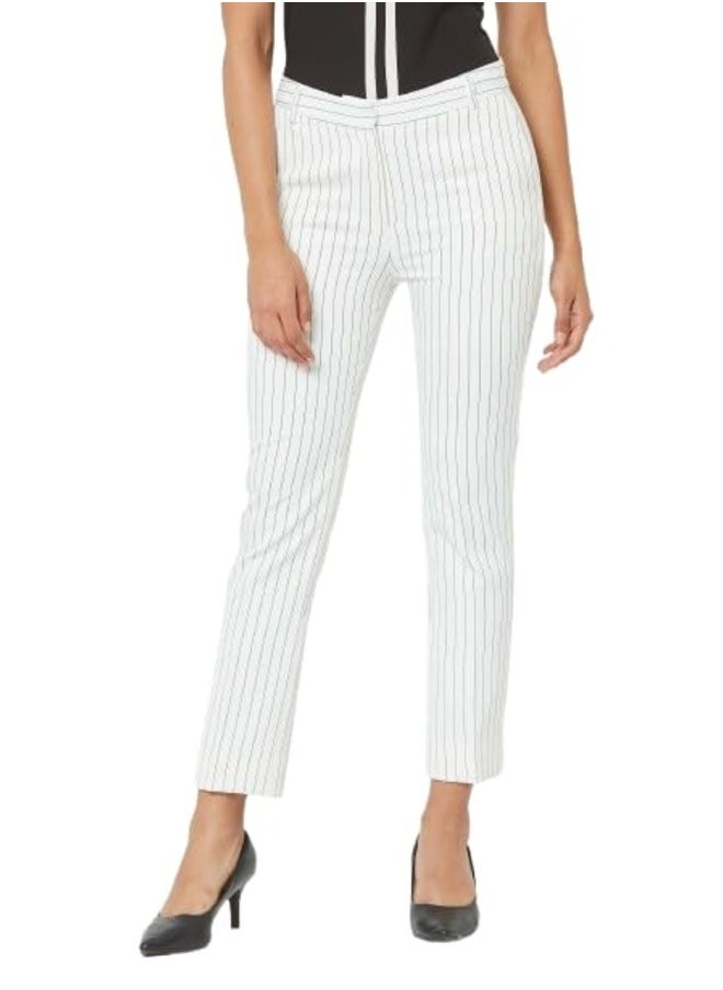 Salt Attire Women's Stylish Slim Fit Stretchable Trousers with Comfortable Elasticated Waistband for Perfect Fit, Versatile Wear, and All-Day Comfort Ideal for Any Occasion or Activity  - Image 5