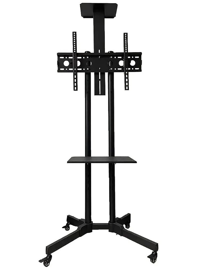 إيه جي دي ستاند تلفزيون احترافي قابل للتعديل، من 32 حتى 70 بوصة، مع حامل موبايل، للاجتماعات والمؤتمرات والمعارض - Image 1