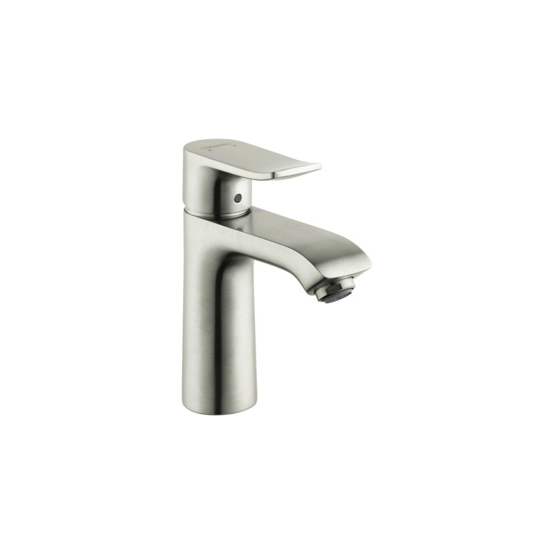 hansgrohe Metris Modern Upgrade Easy Install 1-Handle 1 7-inch Tall Bathroom Sink Faucet in Brushed Nickel, 31080821 - Image 1