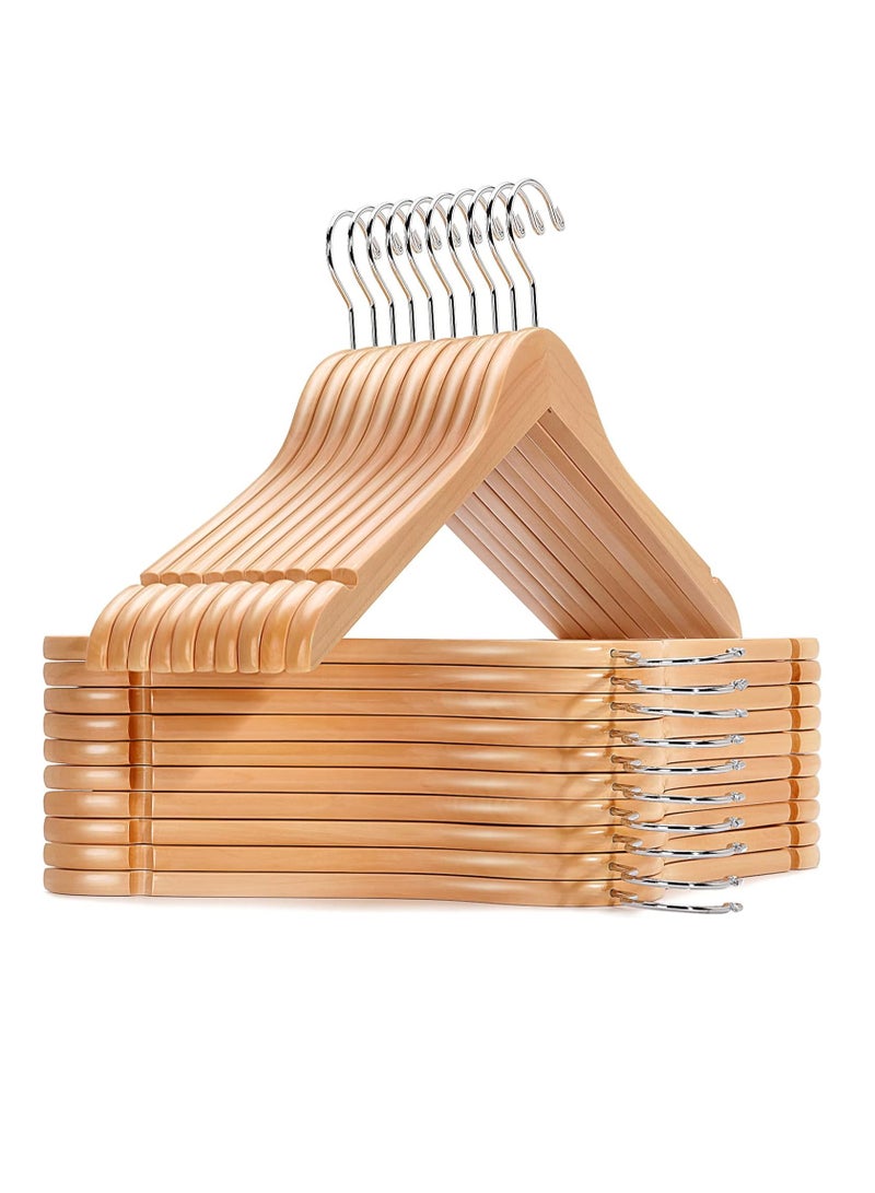 360 Degree Rotating Non-Slip Hook and Precision Cut Wooden Clips, 10 Pieces. 44.5 x 22.86 x 1.01cm - Image 1