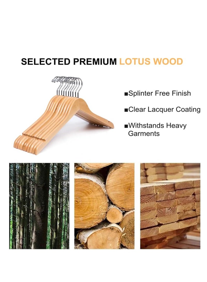 360 Degree Rotating Non-Slip Hook and Precision Cut Wooden Clips, 10 Pieces. 44.5 x 22.86 x 1.01cm - Image 2