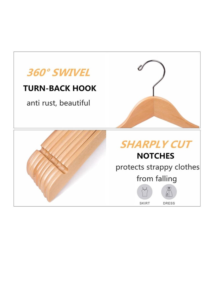 360 Degree Rotating Non-Slip Hook and Precision Cut Wooden Clips, 10 Pieces. 44.5 x 22.86 x 1.01cm - Image 3