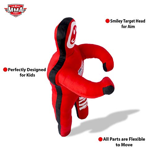 MMA Children Mixed Martial Arts Judo Training Kick Boxing Dummies Youth Exercise Throwing Buddy Ground Pound Dummy Fitness - 40 INCHES-UNFILLED - Image 3