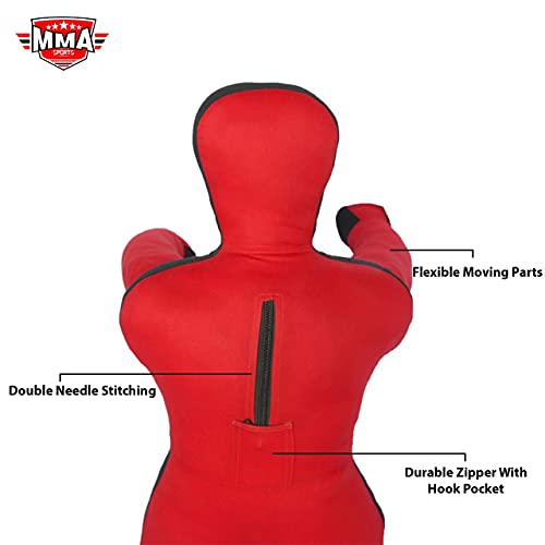 MMA Children Mixed Martial Arts Judo Training Kick Boxing Dummies Youth Exercise Throwing Buddy Ground Pound Dummy Fitness - 40 INCHES-UNFILLED - Image 2