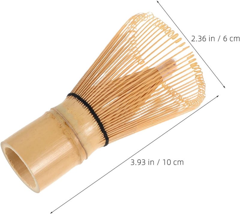 Traditional Japanese Matcha Whisk Chasen Set 120 Tines Handcrafted Tea Brush for Smooth Matcha Mixing Authentic Tea Tool - Image 2