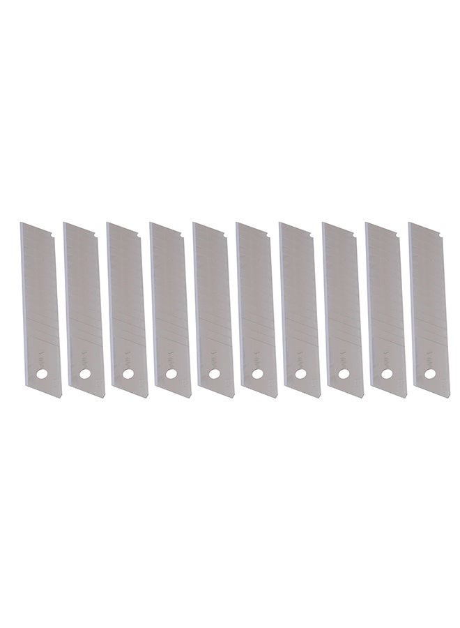 LAWAZIM 10-Piece Cutter Blades - 5mm - Precision Cutting Sharp Edge Snap-Off Utility Knife Box Cutter Replacement Blades for Plastic, Cardboard, Rubber, and Leather - Image 2
