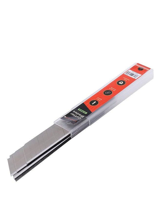 LAWAZIM 10-Piece Cutter Blades - 5mm - Precision Cutting Sharp Edge Snap-Off Utility Knife Box Cutter Replacement Blades for Plastic, Cardboard, Rubber, and Leather - Image 3