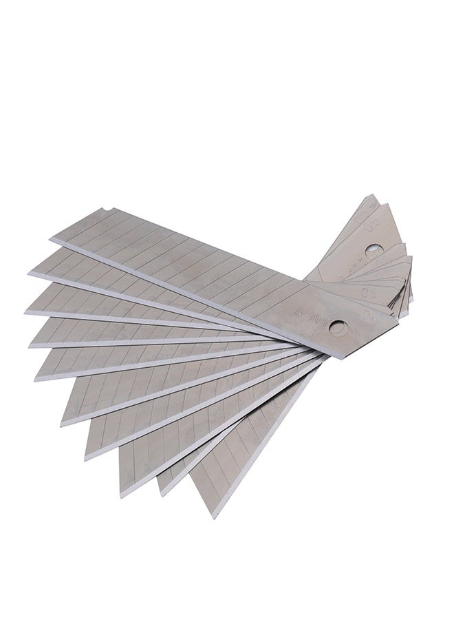 LAWAZIM 10-Piece Cutter Blades - 5mm - Precision Cutting Sharp Edge Snap-Off Utility Knife Box Cutter Replacement Blades for Plastic, Cardboard, Rubber, and Leather - Image 1