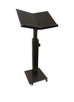 Generic Black Quran stand, 30x125x30cm 
