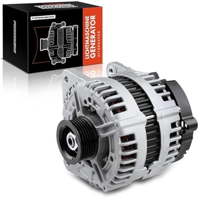 Frankberg Alternator Generator 180A Compatible with A4 8K2 3.0L 2008-2011 A4 Avant 8K5 3.0L 2008-2011 A6 4F2 2.7L 2004-2011 Logan LS 1.6L 2010-Present Replace# 001217 15051 - Image 1