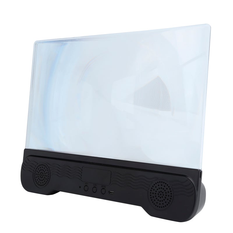 Phone Screen Magnifier Anti-Blue Light HD Zoom Amplifier - Portable Bluetooth Speaker Stand for Home Theater - Image 3