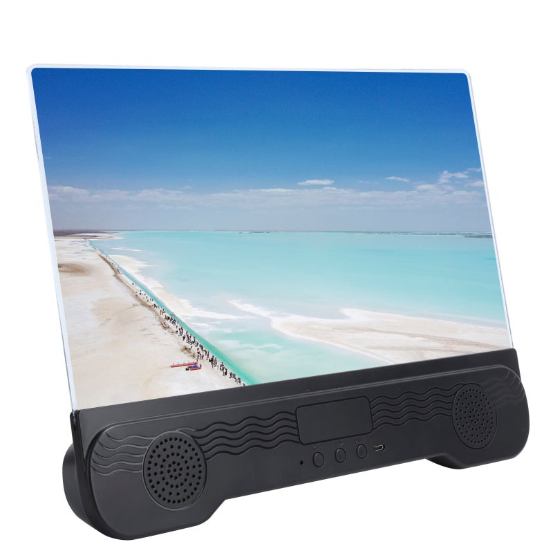 Phone Screen Magnifier Anti-Blue Light HD Zoom Amplifier - Portable Bluetooth Speaker Stand for Home Theater - Image 5