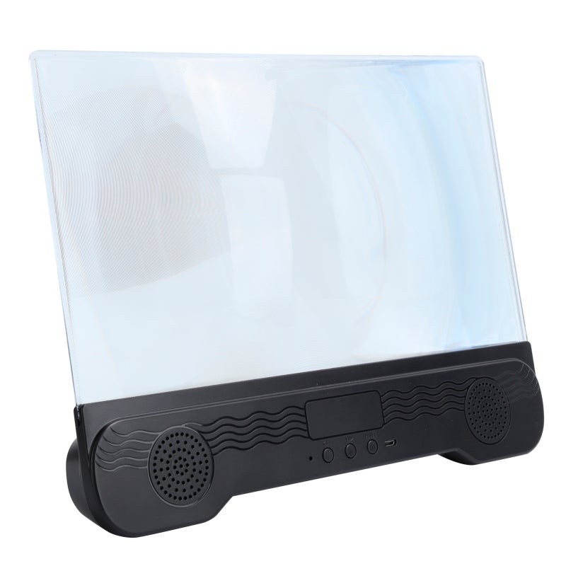 Phone Screen Magnifier Anti-Blue Light HD Zoom Amplifier - Portable Bluetooth Speaker Stand for Home Theater - Image 2