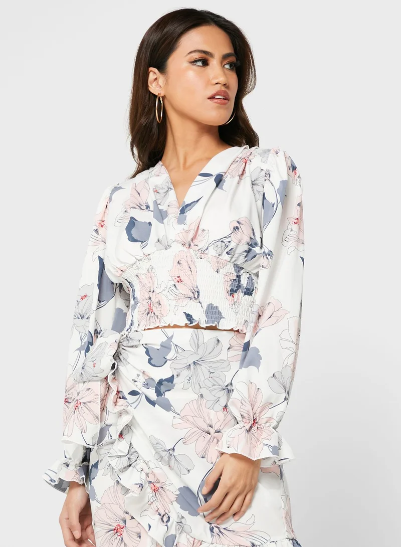 Ginger Tie Up Skirt Set