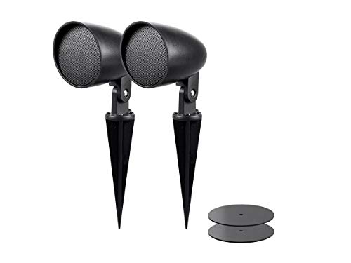 Monoprice Sycamore Outdoor 25INCH Satellite Garden Speaker Pair - Image 1