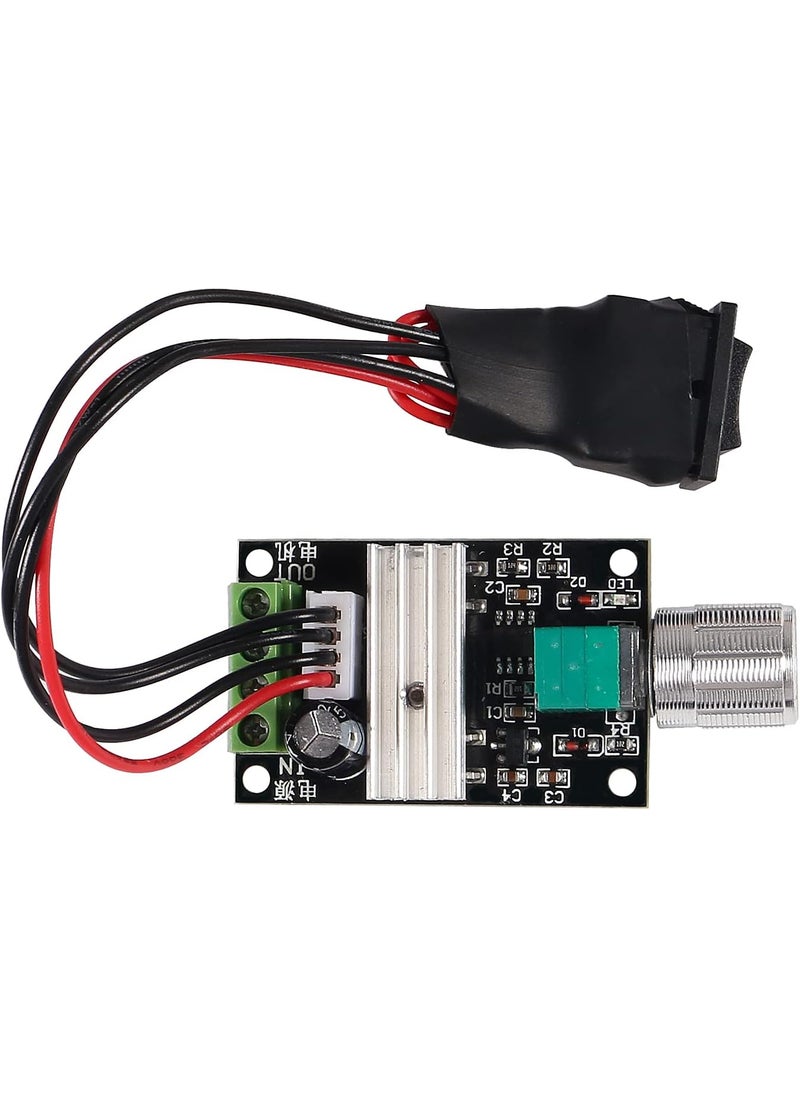 MELIFE 2 Pack 6V 12V 24V 28V 3A 80W 1203BB DC Motor Speed Controller PWM Speed Adjustable Reversible Motor Driver Switch Reversing  - Image 5