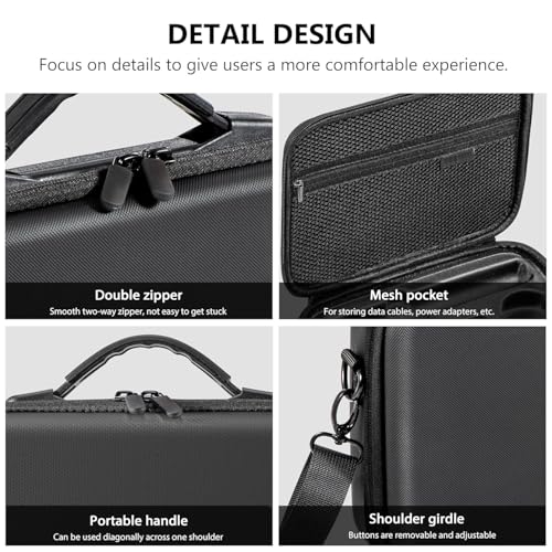 ADOFYS Carrying Case for DJI OSMO Action 3/Action 4/5Pro Camera, Hard Shell Bag Storage Bag with Shoulder Strap Travel Case for DJI OSMO Action 3/4/5pro Camera(Only Carrying Case) - Image 3