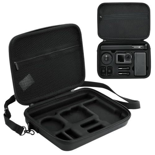ADOFYS Carrying Case for DJI OSMO Action 3/Action 4/5Pro Camera, Hard Shell Bag Storage Bag with Shoulder Strap Travel Case for DJI OSMO Action 3/4/5pro Camera(Only Carrying Case) - Image 1