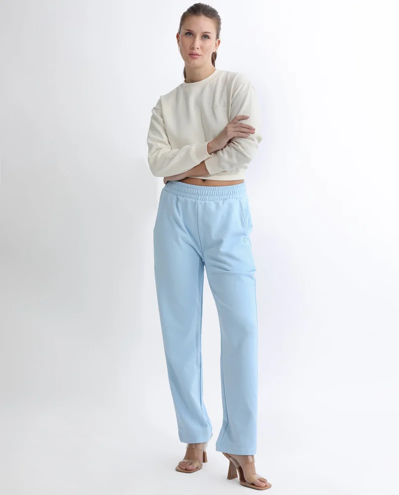 Rareism Women's Ankle-Length Straight Fit Trackpants
